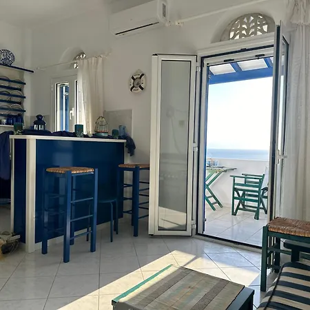 Blue Orison House Tinos For 5 Persons With Seaview Perastra
